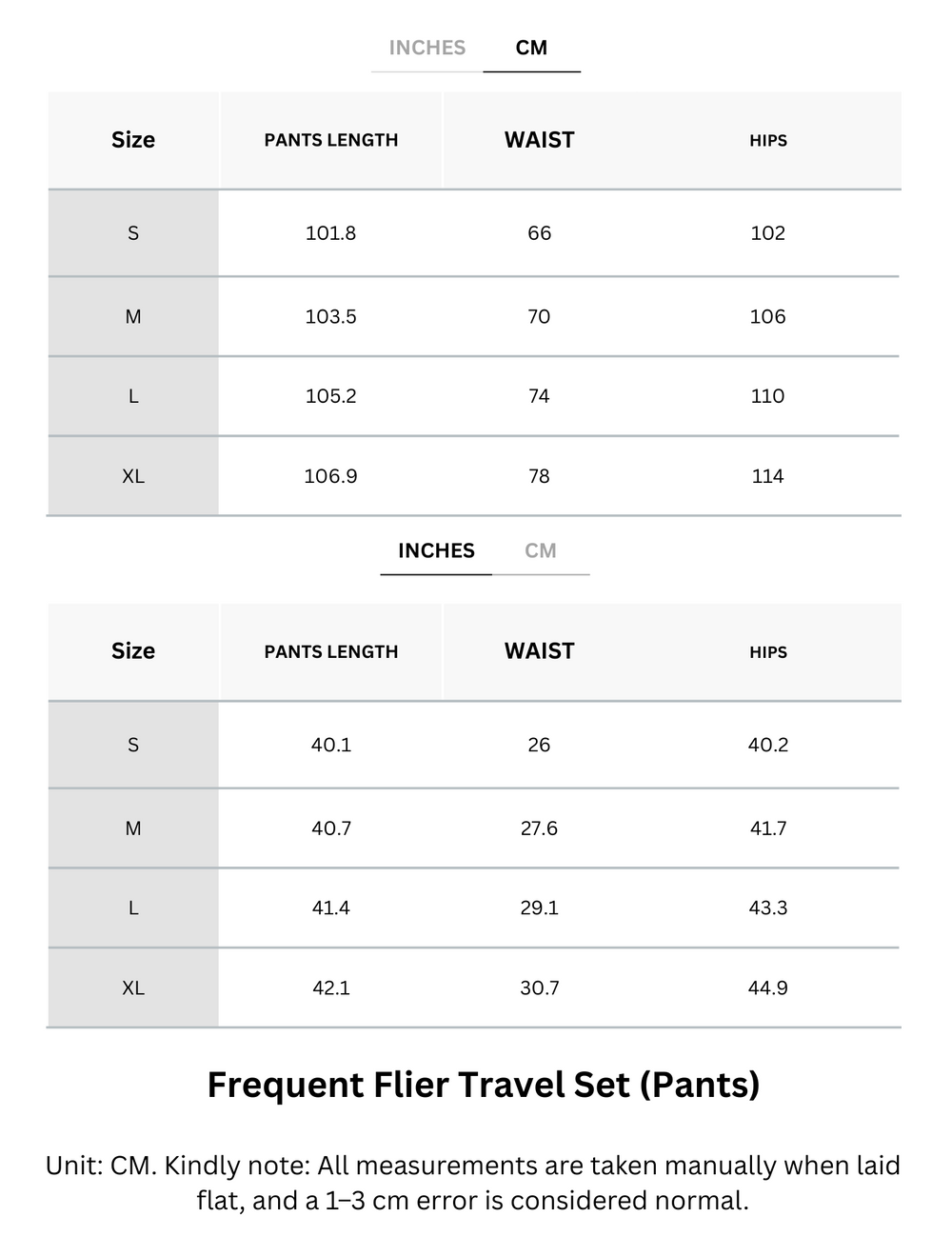 Buy 1, Get 1 Free. Buttery Soft & Stretchable Thermal Frequent Flier Travel Set - 5℃ to 18℃