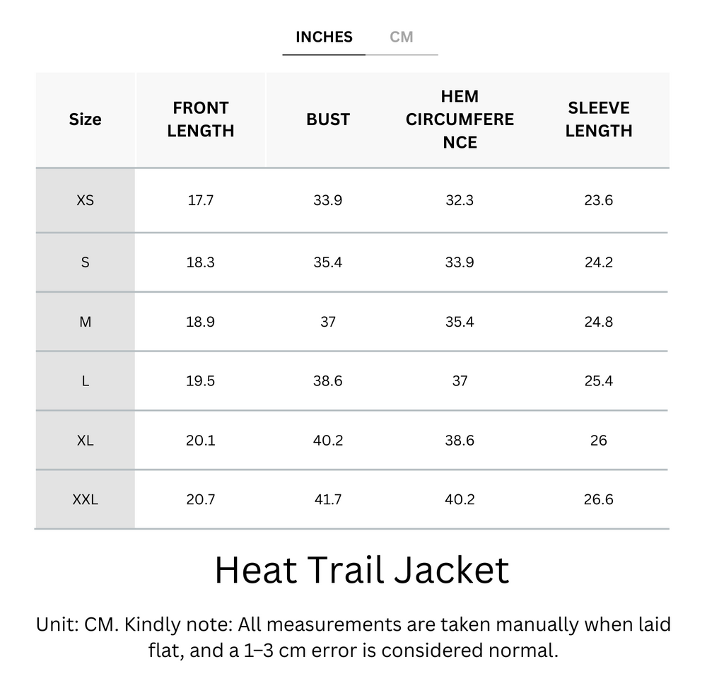 Temperature Regulating Windproof Heat Trail Jacket With Pockets With Zips