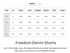 Cooling, Buttery Soft With Tummy Control Freedom Denim Shorts With Pockets