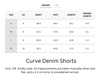 Cooling, Buttery Soft, Stretchy Curve Tummy Control Denim Shorts