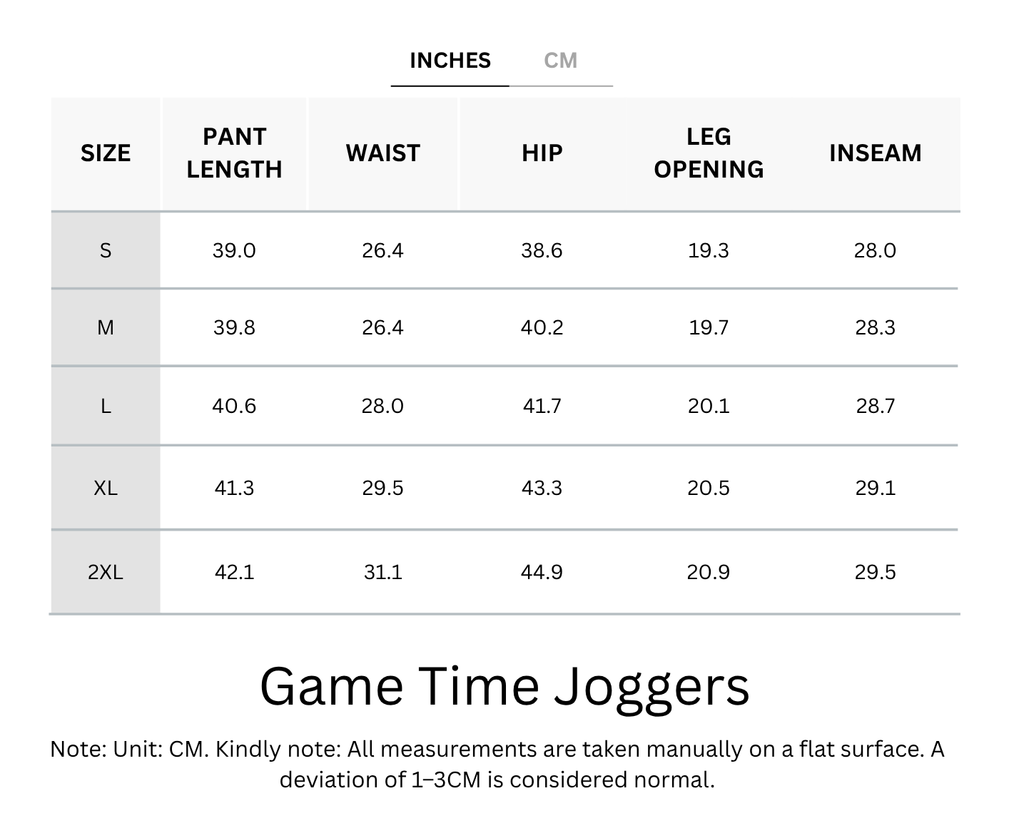 Breathable, Stretchable and Wrinkle-Free Game Time Joggers With 4 Pockets & Adjustable Hems