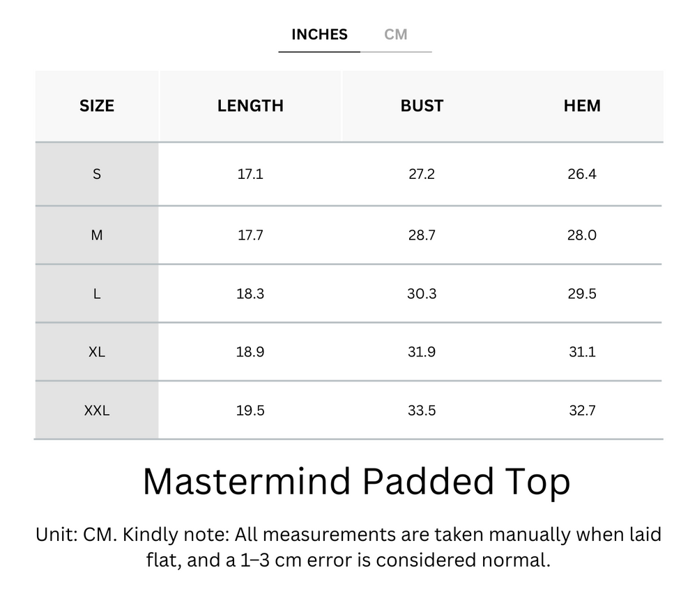 Cooling, Buttery Soft Mastermind Padded Top
