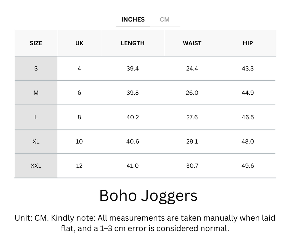 Buy 1, Get 1 Free - High-Waist Cooling & Silky Boho Joggers With Cuffs & Pockets