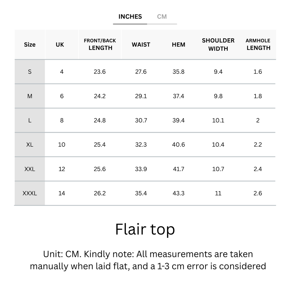 Crease-Resistant Flair Top