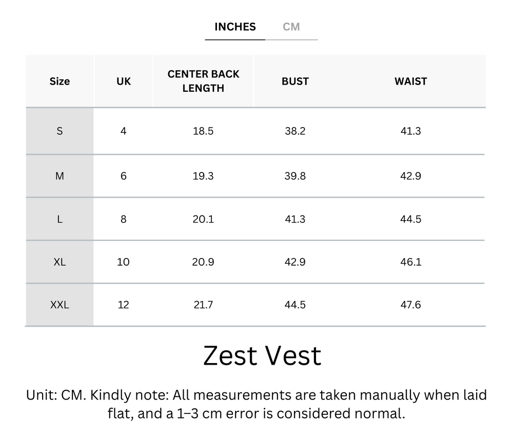 Cooling & Breathable Zest Vest With Pockets