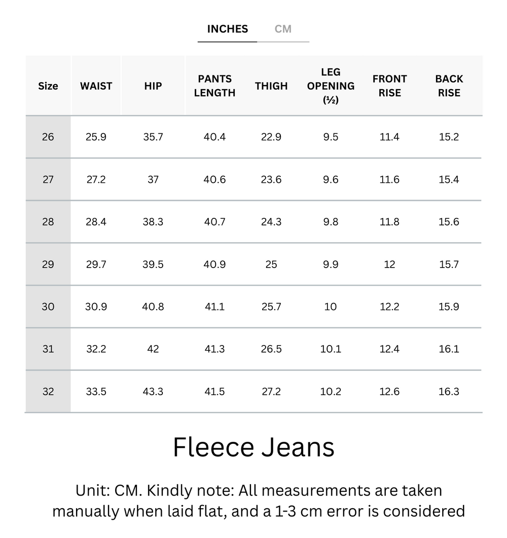 Buttery Soft Fleece Jeans With Pockets