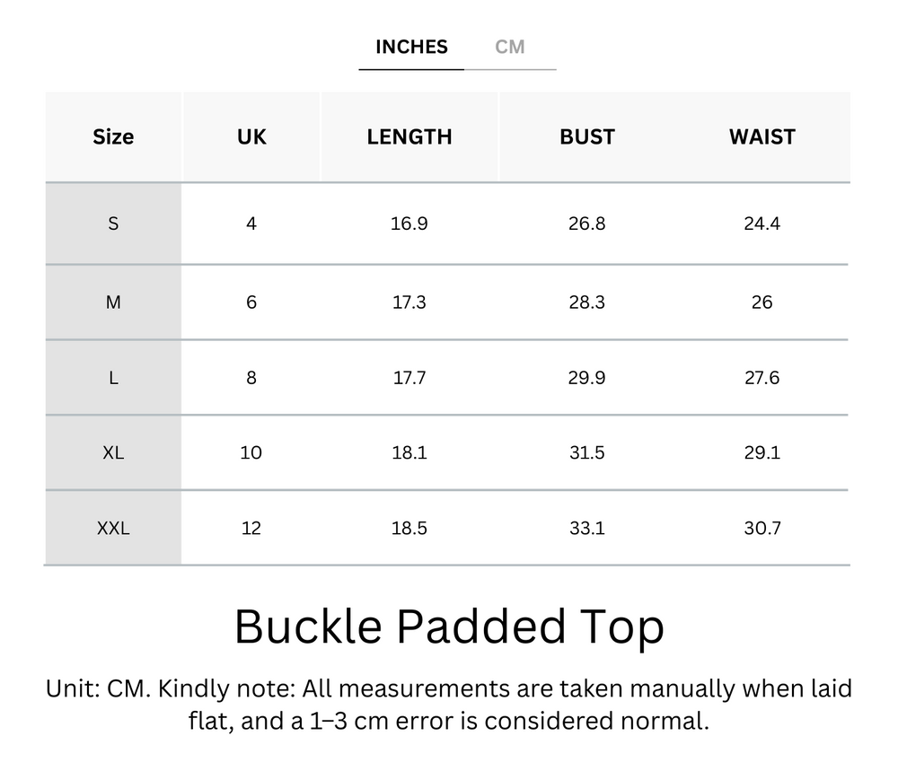 Buttery Soft & Cooling Buckle Padded Top