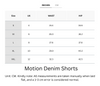 Cooling & Buttery Soft With Tummy-Tucking Waistline Motion Denim Shorts With Pockets