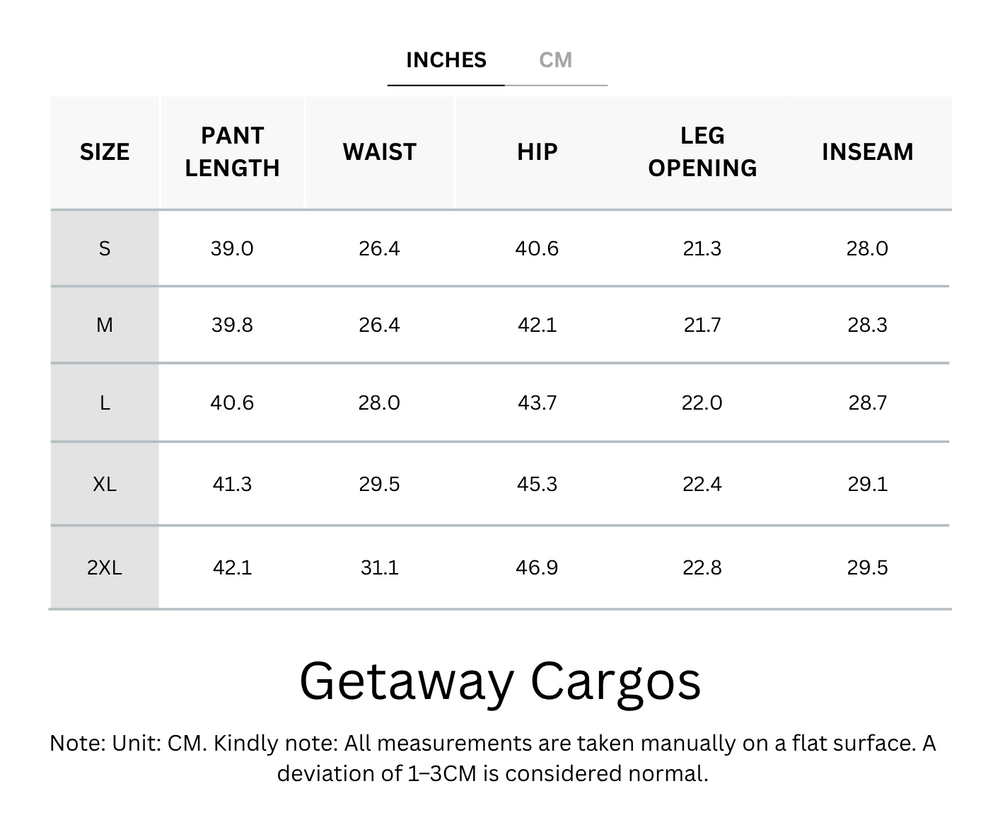 Cooling, Stretchable & Wrinkle-Free Getaway Cargo Pants With Pockets & Adjustable Hems