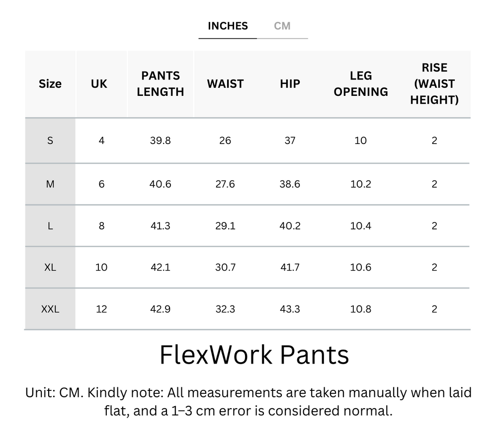 Wrinkle-Free, Cooling & Breathable FlexWork Pants With Stretchy High Waistband With Pockets