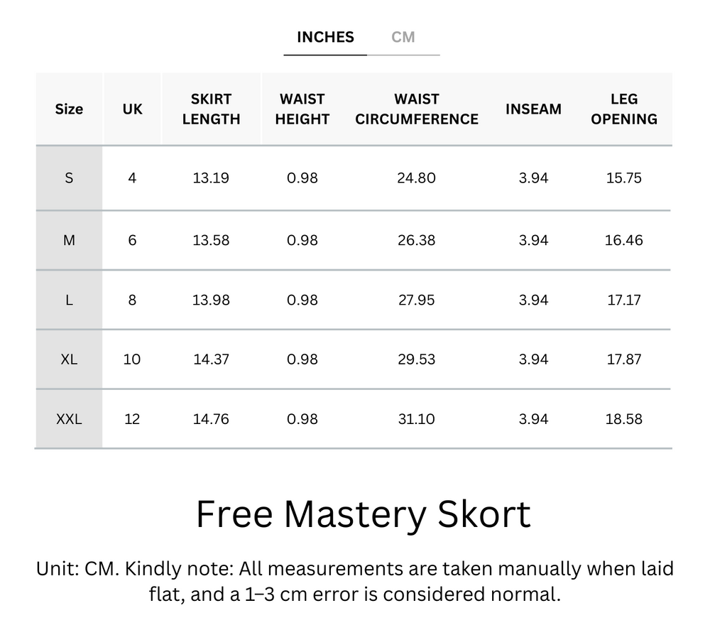 Buy 1, Get 1 Free - Cooling & Sweat-Wicking Mastery Skort With Inner Shorts & Pockets