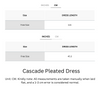 Wrinkle-Free, Cooling & Breathable Free Size Cascade Pleated Dress