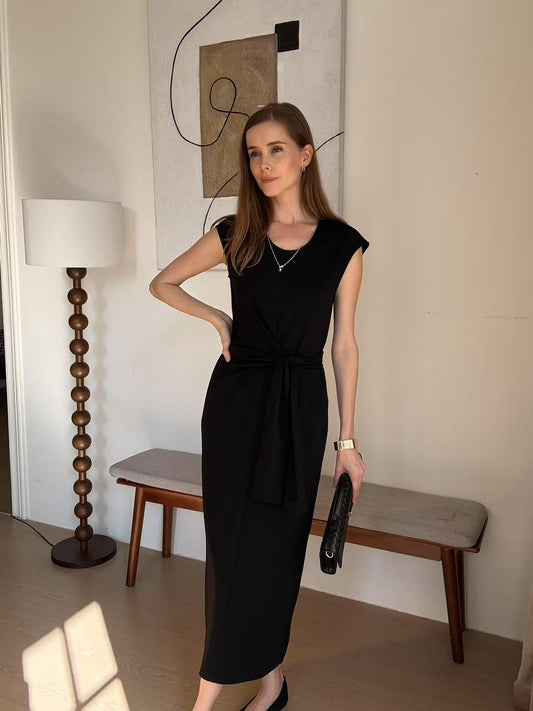 Crease-Free, Cooling & Breathable Muse Dress With Adjustable Waistband With Pockets