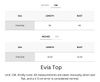 Wrinkle-Free, Cooling & Breathable Free Size Evia Top