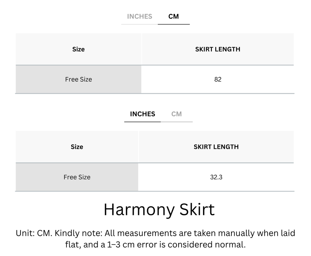 Wrinkle-Free, Cooling & Breathable Harmony Skirt With Stretchy Waistband