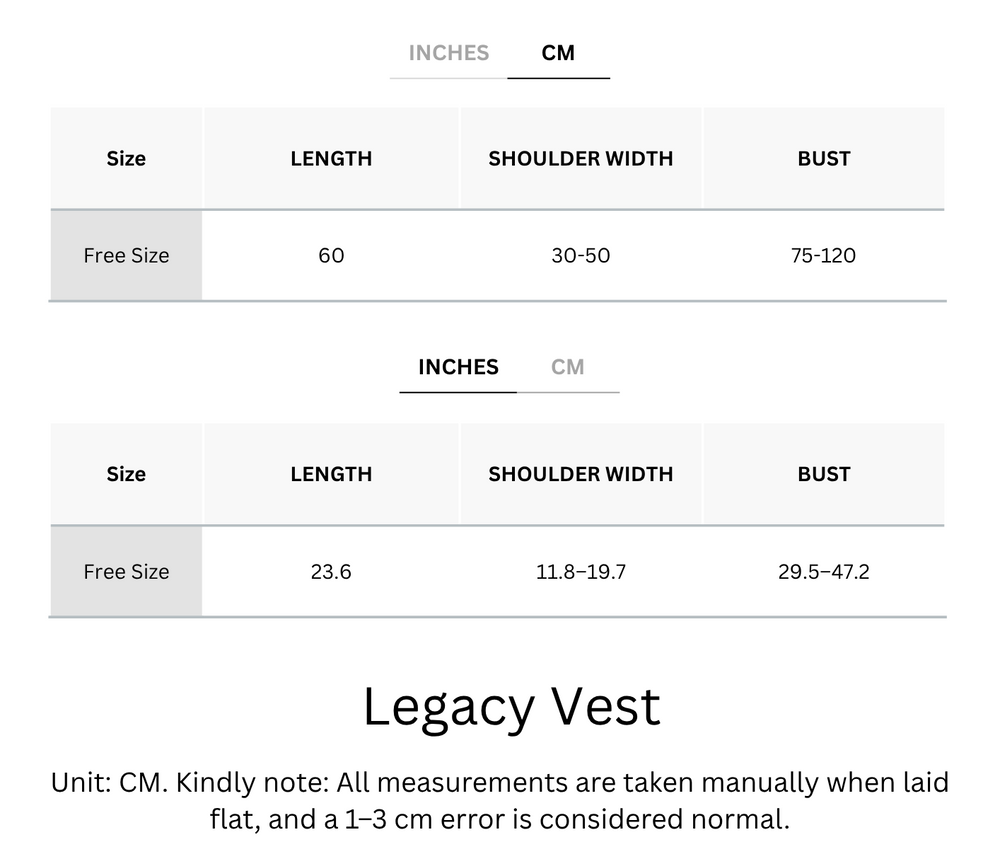 Cooling, Wrinkle-Free & Free Size Pleated Legacy Vest With Pockets