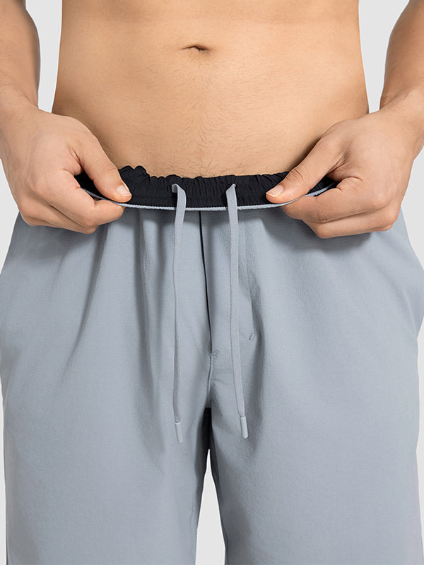 Buy 1, Get 1 Free - Wrinkle-Free & Stretchy Flex Bermudas With Stretchy Waistband & Pockets