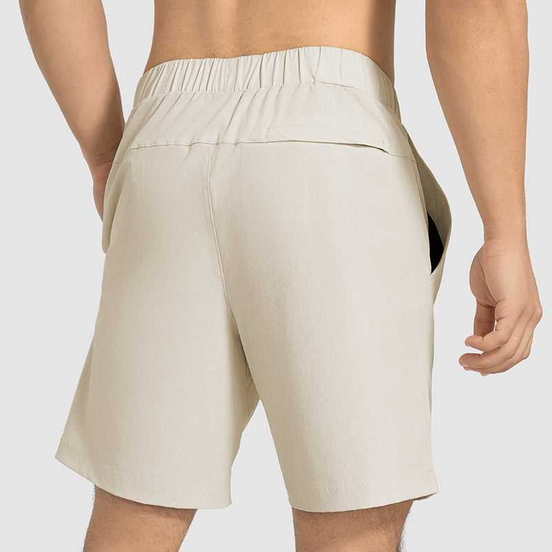 Buy 1, Get 1 Free - Wrinkle-Free & Stretchy Flex Bermudas With Stretchy Waistband & Pockets