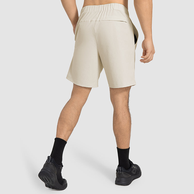 Buy 1, Get 1 Free - Wrinkle-Free & Stretchy Flex Bermudas With Stretchy Waistband & Pockets