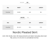 Buttery Soft, Warm & Free Size Nordic Pleated Skirt With Stretchy Waistband