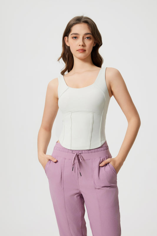 Cooling & Buttery Soft Corset Padded Top