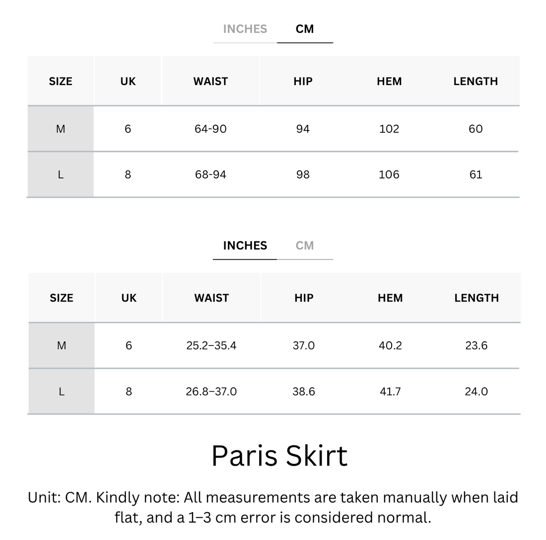 Cooling, Airy & Flattering Paris Skirt With Stretchy Waistband