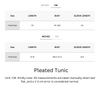 Wrinkle-Free, Cooling & Free Pleated Tunic