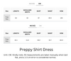 Cooling & Breathable Preppy Shirt Dress