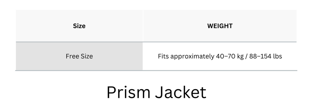Wrinkle-Free, Cooling & Breathable Free Size Prism Jacket
