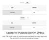 Wrinkle-Free, Cooling & Breathable Free Size Santorini Pleated Denim Dress