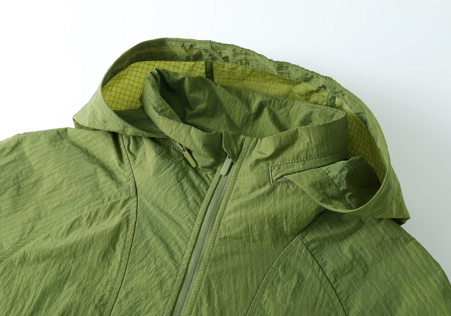 UV Protection, Waterproof, Windproof ProShield Jacket With Hidden Hood & Removable Bag