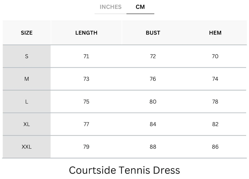 Courtside Tennis Dress With In-Built Support