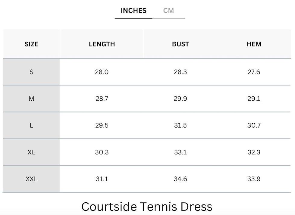 Courtside Tennis Dress With In-Built Support