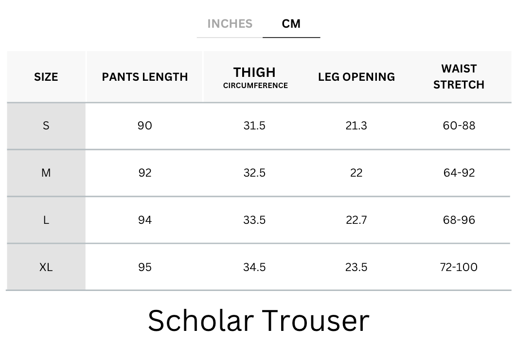 Wrinkle-Free, Buttery Soft With Elastic Waistband Scholar Trouser