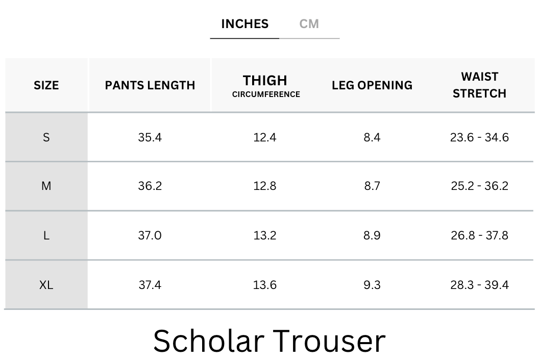 Wrinkle-Free, Buttery Soft With Elastic Waistband Scholar Trouser