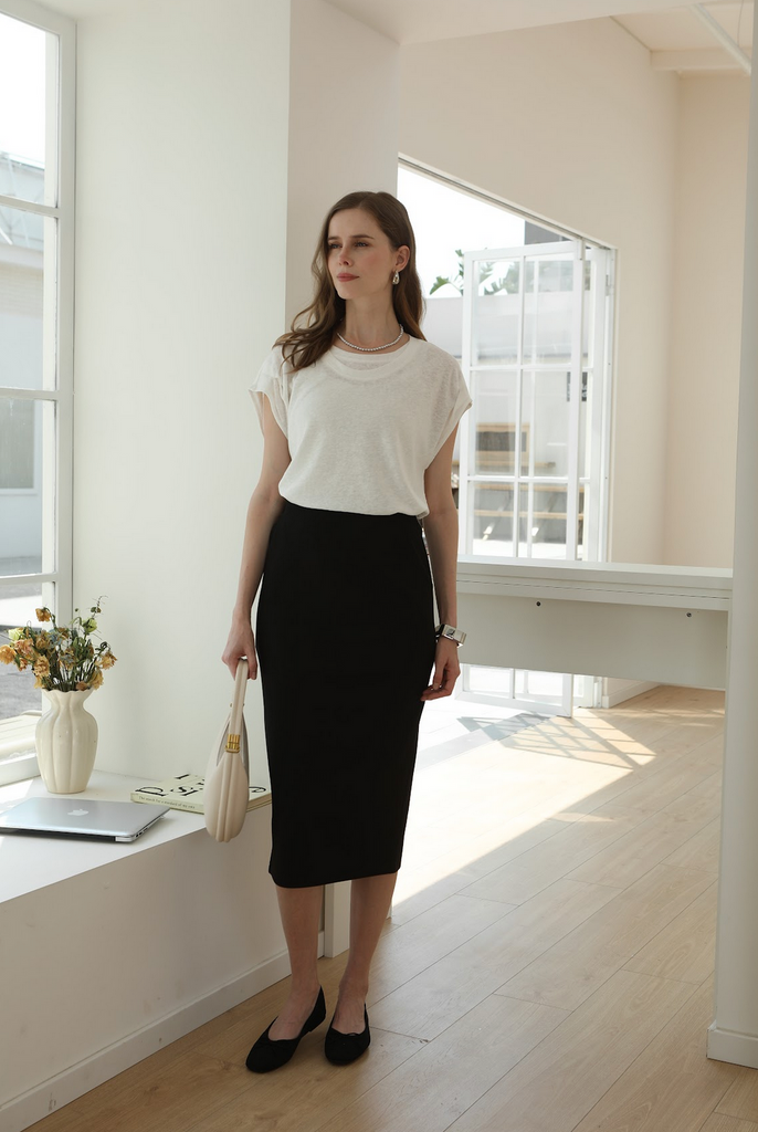 Wrinkle-Free, Buttery Soft & Cooling Rhythm Skirt With Pockets