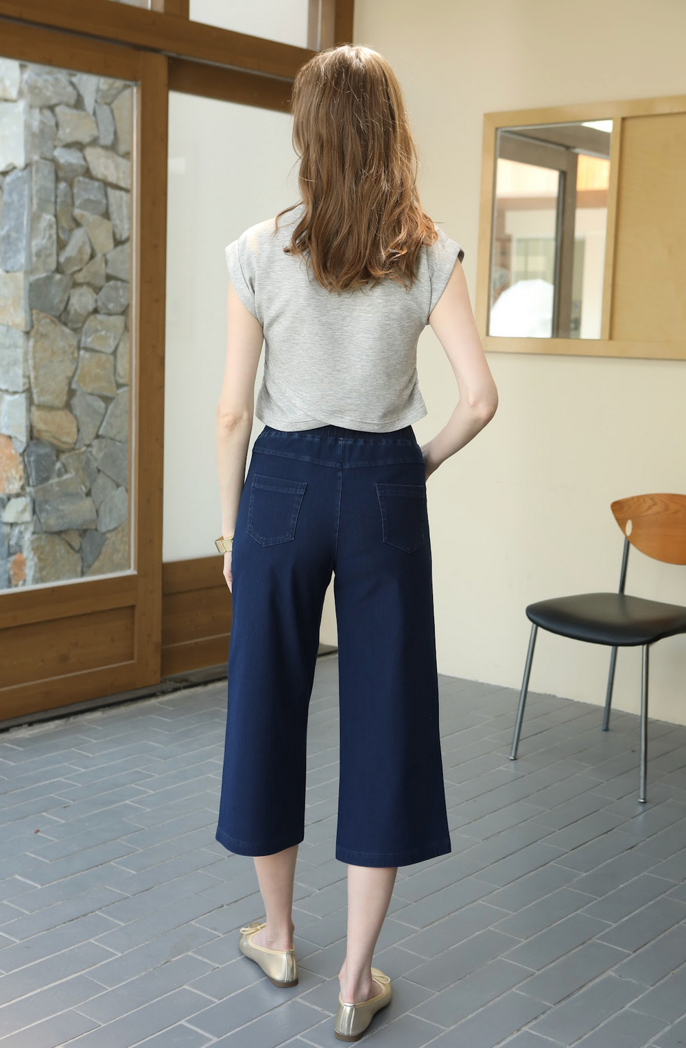 Exclusives - Buttery Soft & Stretchable 7/8 Denim Pants [Petite Collection]