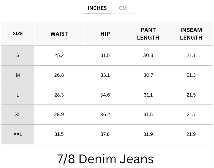 Exclusives - Buttery Soft & Stretchable 7/8 Denim Pants [Petite Collection]