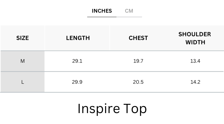 Crease-Free & Cooling Inspire Top