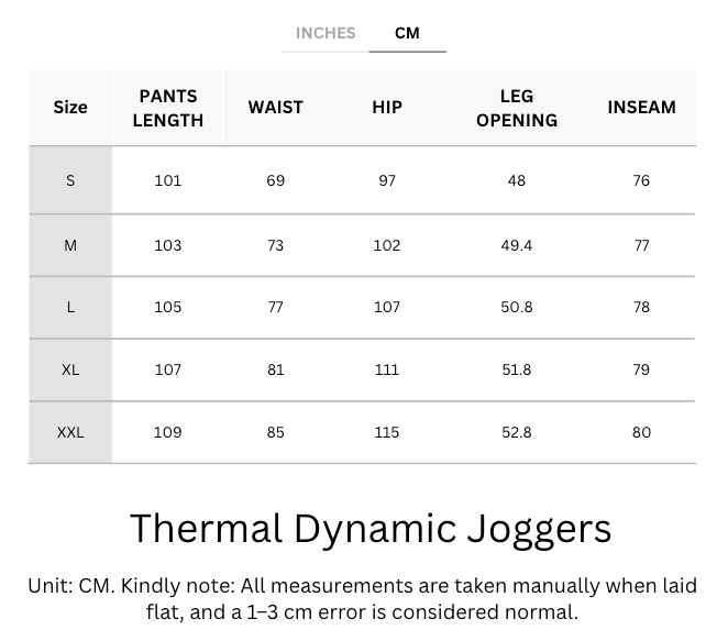2-In-1 Thermal Dynamic Pants / Joggers With 6 Pockets - For Cold Climate