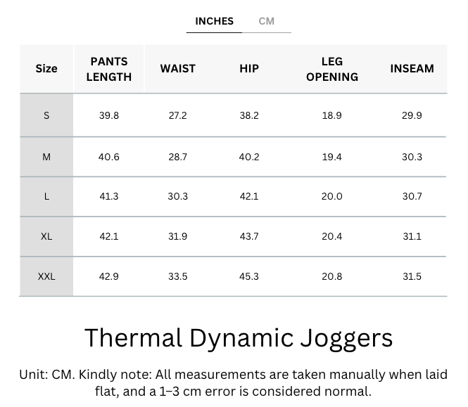 2-In-1 Thermal Dynamic Pants / Joggers With 6 Pockets - For Cold Climate