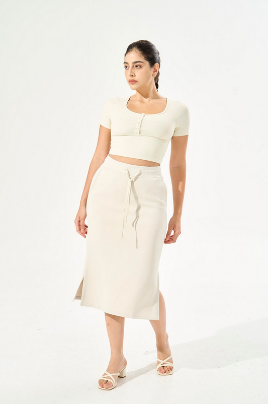 Cooling & Buttery Soft Modal Deluxe Skirt With Pockets