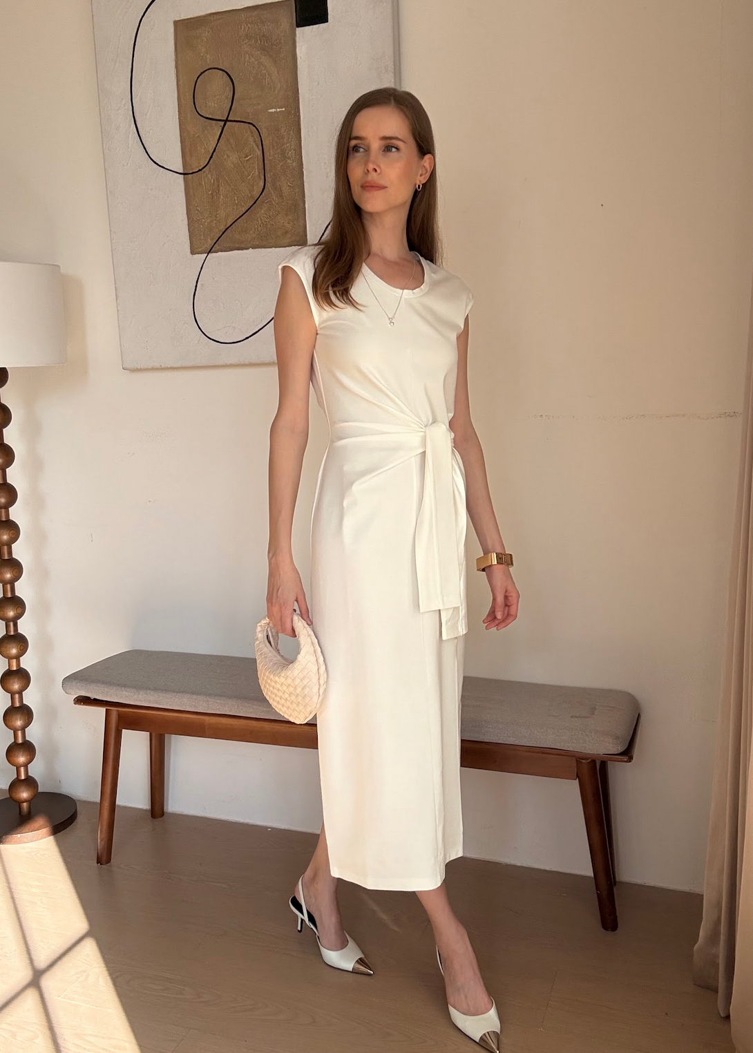 Crease-Free, Cooling & Breathable Muse Dress With Adjustable Waistband With Pockets