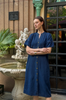 Cooling & Wrinkle-Free Wander Travel Denim Dress With Pockets