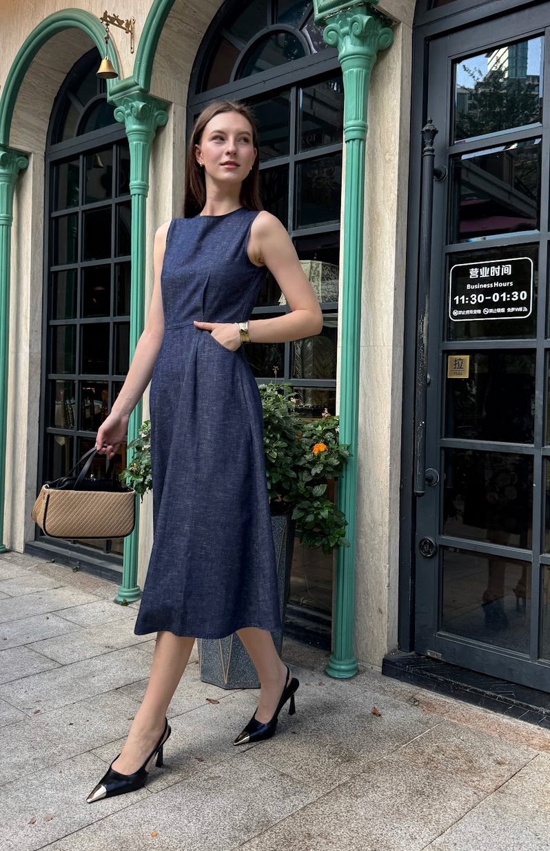 Breathable & Crease-Free Poise Travel Dress With Pockets