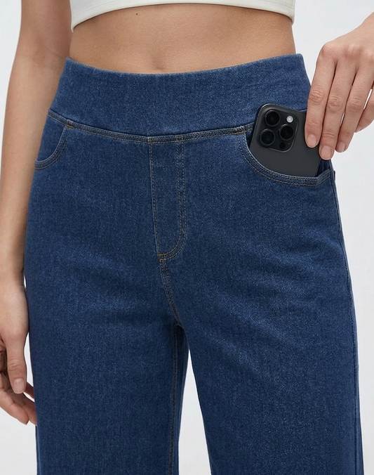 Cooling & Buttery Soft With Tummy Control Bootcut Sculpt Jeans With Pockets
