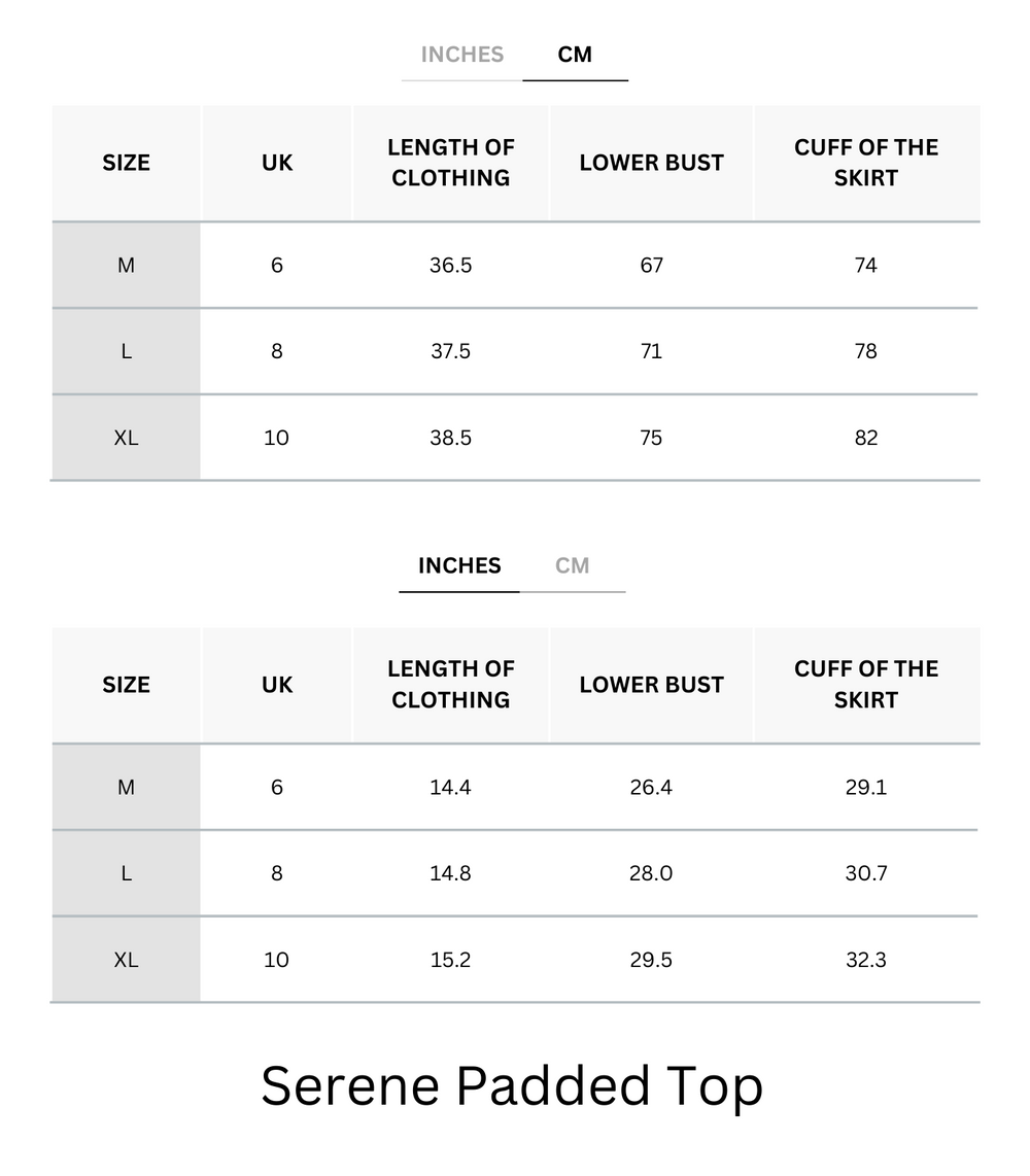 Cooling & Breathable Serene Padded Top