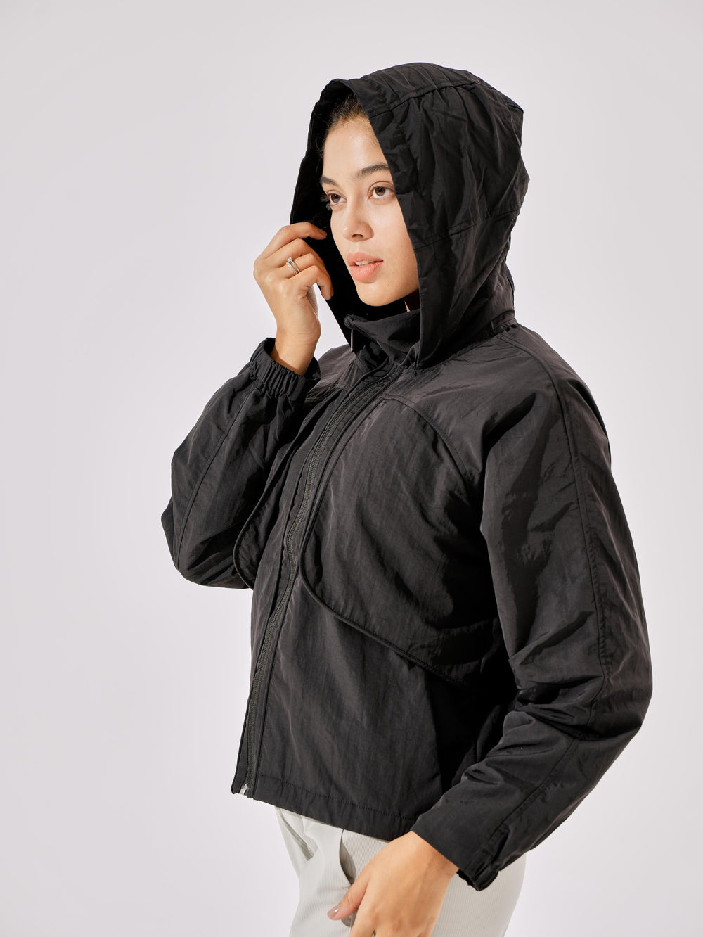 Waterproof UV Protection Dryflex Travel Jacket with Hood