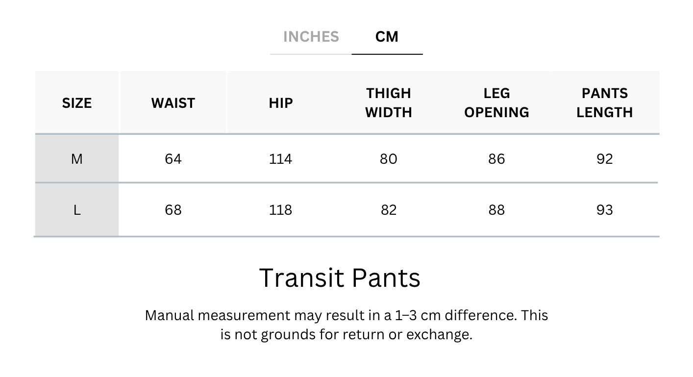 2-in-1 Cooling & Breathable Transit Travel Pants