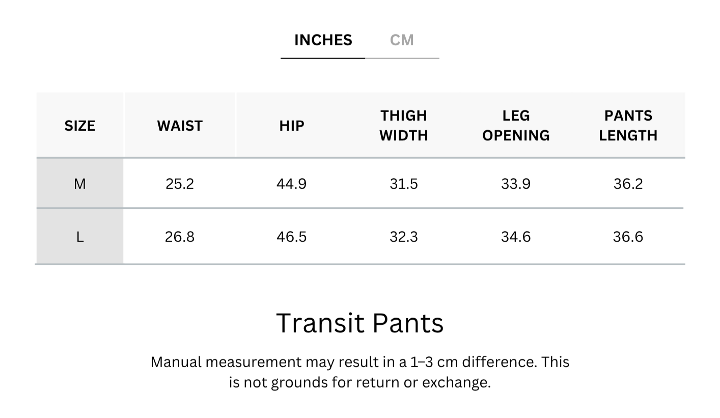 2-in-1 Cooling & Breathable Transit Travel Pants